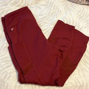 Fabletics Burgundy Leggings